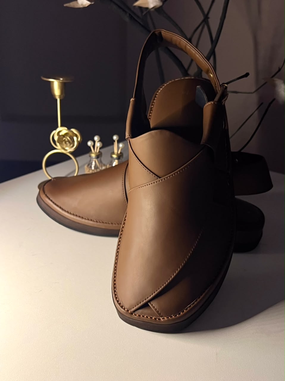 Brown Zardari Double Sole